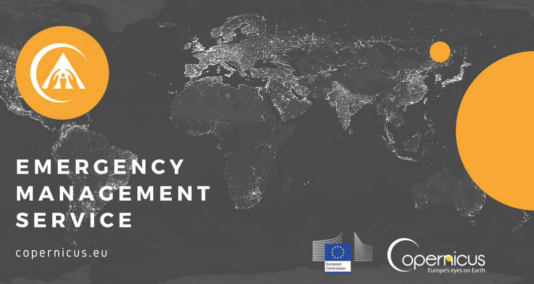 Development of a new website for Copernicus Emergency Management Service (On Demand Mapping)